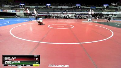 120 lbs Semis & Wb (16 Team) - Caiden Lucente, Westfield vs David Lewis, Gloucester