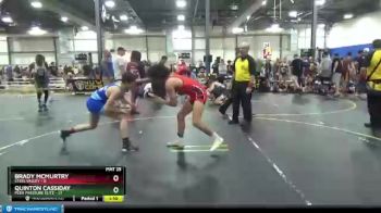 135 lbs Semis & 1st Wrestleback (8 Team) - Brady McMurtry, Steel Valley vs Quinton Cassiday, Peer Pressure Elite