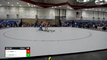 147 lbs Cons. Round 1 - Kyson Yoder, Dekalb vs Caleb Leeman, Noblesville