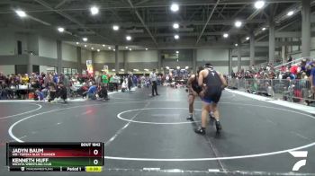 160 lbs Cons. Semi - Kenneth Huff, Wichita Wrestling Club vs Jadyn Baum, WR- Topeka Blue Thunder