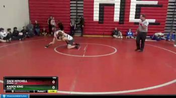 170 lbs Round 1 (10 Team) - Kaden King, Arab vs Zack Mitchell, Athens
