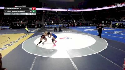 165 lbs Champ. Round 1 - Arica Pearson-Leary, Valley Central-9 vs Lauren Winfield, Springville-6