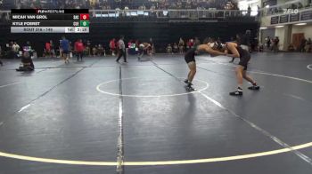 149 lbs Cons. Round 2 - Kyle Foerst, Cuesta College vs Micah Van Grol, Santa Ana College