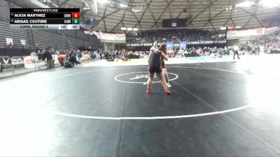Girls 4A 170 lbs Cons. Round 2 - Alicia Martinez, Sunnyside (Girls) vs Abigail Couture, Kamiakin (Girls)