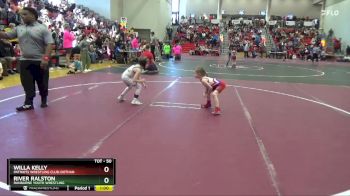 50 lbs Cons. Round 2 - Willa Kelly, Patriots Wrestling Club-Dothan vs River Ralston, Ranburne Youth Wrestling