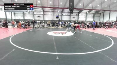 150 lbs Cons. Sub-semis - Madden Sandoval, Crook County vs Tyson Cobb, Idaho