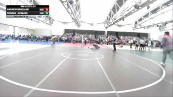 134-H lbs Round Of 64 - Andrew Bergman, None vs Tristen Hepburn, Long Branch High School