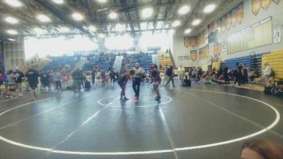 155 lbs 1st Place Match - Sariah Franco, Cypress Creek High School vs Miranda Lencrerot, Glasgow Wrestling Academy