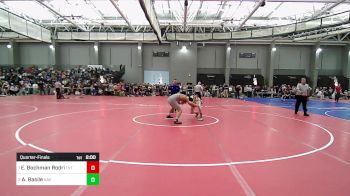 138 lbs Quarterfinal - Ethan Bochman Rodriguez, Terryville/Thomaston vs Anthony Basile, Xavier