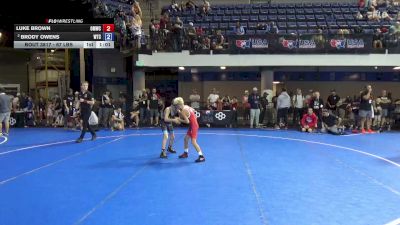 67 lbs Cons. Quarters - Luke Brown, Open Mats Wrestling Club vs Brody Owens, WTC