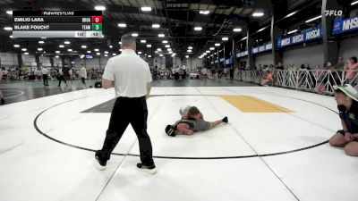 95 lbs Rr Rnd 1 - Emilio Lara, Broad Axe Green vs Blake Foucht, Team RJN