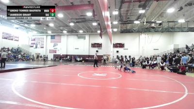 113 lbs Round Of 16 - Greko Torres Bautista, Windham vs Jameson Grant, Bacon Academy