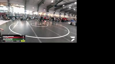 60 lbs Cons. Round 4 - Colton Eberheim, 3F Wrestling vs Evelyn Allison, Texans Wrestling Club