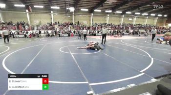 120 lbs Consi Of 16 #2 - Braxton Stewart, Badlands Elite vs Caleb Gustafson, New Mexico Outlaws