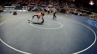 D 3 138 lbs Champ. Round 1 - Chris Ireland, Westlake HS vs Reece Campbell, St. Louis Catholic