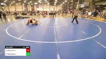 170 lbs Consi Of 32 #2 - Kevin Olavarria, PA vs Braidon Woodward, NY