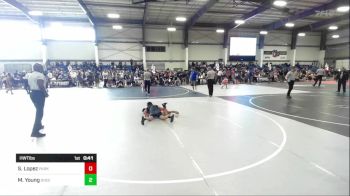 Rr Rnd 1 - Sebastian Lopez, Parker Invictus WC vs Maliyah Young, Sheepcamp Wrestling