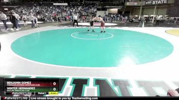 120+ Round 1 - Benjamin Gomez, Takedown Express Wrestling Club vs Winter Hernandez, Outlaw Wrestling Club