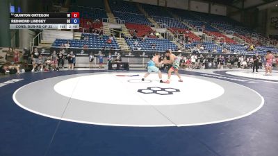 215 lbs Cons. Sub-rd Of 32 - Quinton Ortegon, Wisconsin vs Redmond Lindsey, Oklahoma
