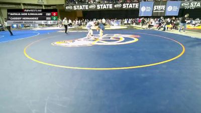 Girls 3A 190 lbs Champ. Round 2 - Cassidy Hernandez, Southridge (Girls) vs Natalia Jade Iliwaalani, Federal Way (Girls)