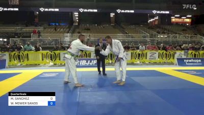 MARIO SANCHEZ vs WILLIAM MOWER SANDS 2023 Pan Jiu Jitsu IBJJF Championship
