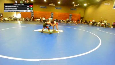 113 lbs Finals (4 Team) - Jeremiah Padilla, Sanger vs Elias Gonzalez, McLane