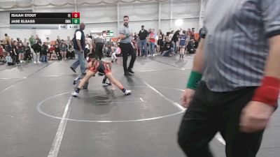 96 lbs Round 2 (4 Team) - Isaiah Stout, Firebird Elite vs Jase Elsass, Donahue WA