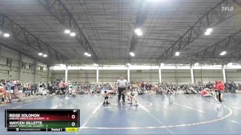 87 lbs Round 3 (4 Team) - Waycen Gillette, Legacy Wrestling Academy vs Ridge Solomon, Sublime Wrestling Academy