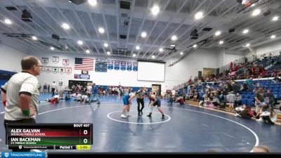 171 lbs 1st Place Match - Ian Backman, CY Middle School vs Alex Galvan, Douglas Middle School