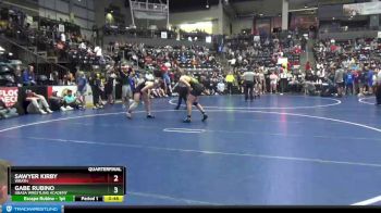 140 lbs Quarterfinal - Sawyer Kirby, Wrath vs Gabe Rubino, Ubasa Wrestling Academy