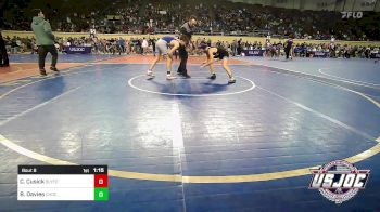 105 lbs Round Of 32 - Carson Cusick, SlyFox Wrestling Academy vs Bradley Davies, Choctaw Ironman Youth Wrestling