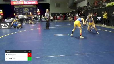 110 lbs Consy 4 - Aidan Carter, Erie vs Hunter Chew, Iroquois