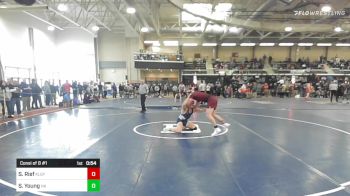 195 lbs Consi Of 8 #1 - Soren Rief, Killingly vs Samuel Young, Haddam-Killingworth