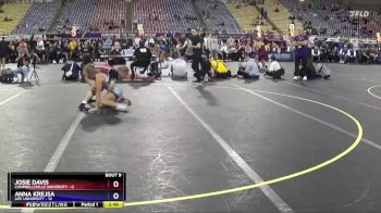 124 lbs Quarters & 1st Wb (16 Team) - Anna Krejsa, Life University vs Josie Davis, Campbellsville University