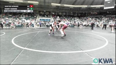 120 lbs Quarterfinal - Sawyer Howard, Cleveland Takedown vs Dagny Haskins, Shelton Wrestling Academy