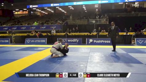 Claire Elizabeth Meyer vs Melissa Jean Thompson 2026 Pan Jiu Jitsu IBJJF Championship