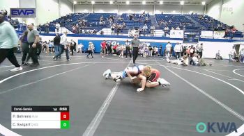 90 lbs Consolation - Parks Behrens, Plainview Youth Wrestling Club vs Crew Swigart, Choctaw Ironman Youth Wrestling