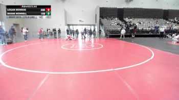 172-H lbs Consi Of 16 #2 - Logan Monroe, Hamburg vs Shane Morrell, 14AWC