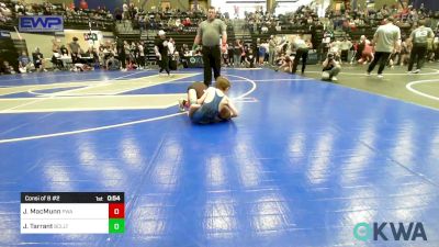 58 lbs Consi Of 8 #2 - John MacMunn, Perry Wrestling Academy vs Jonas Tarrant, Bridge Creek Youth Wrestling