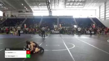 90 lbs Quarterfinal - Kayden Hanlon, Gold Rush vs Seamus Hannegan, Reign WC