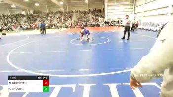 113 lbs Quarterfinal - Nathan Desmond, PA vs AIDEN GROGG, PA