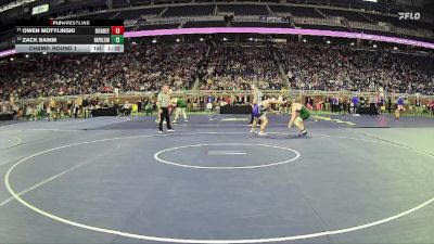 D3-175 lbs Champ. Round 1 - Owen Motylinski, Dundee vs Zack Bamm, Napoleon