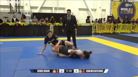 Luciana Mota Castelo Branco vs Denise Krahn 2024 World IBJJF Jiu-Jitsu No-Gi Championship