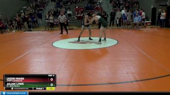 134 lbs Round 2 - Julian Lowe, St. John Paul II vs Jason Mahdi, James Clemens HS