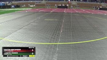 D4-132 lbs Champ. Round 1 - Landyn Crance, Union City HS vs Dalton Birchmeier, New Lothrop HS