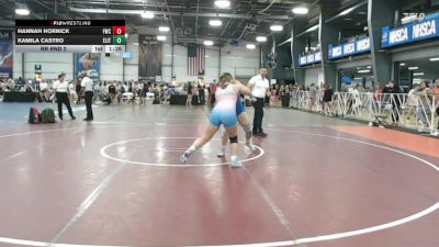 165 lbs Rr Rnd 2 - Hannah Hornick, Wrecking Crew Dream Crushers vs Kamila Castro, Elite NJ Red