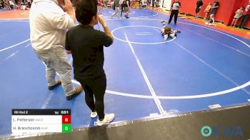 84 lbs Rr Rnd 2 - Landon Patterson, Wagoner Takedown Club vs Hunter Branchcomb, Heat