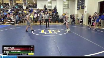 147 lbs Quarterfinal - Brody Pugh, Prattville Christian Academy vs Emmett Rasmussen, St James