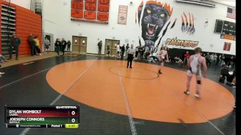 138 lbs Quarterfinal - Dylan Wombolt, Laurel vs Joeseph Connors, Buffalo