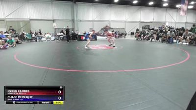 100 lbs Semis & 3rd Wb (16 Team) - Ryker Clobes, Minnesota Red vs Chase Dubuque, New Jersey